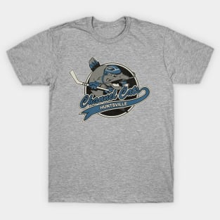 Defunct Huntsville Channel Cats Hockey Team T-Shirt